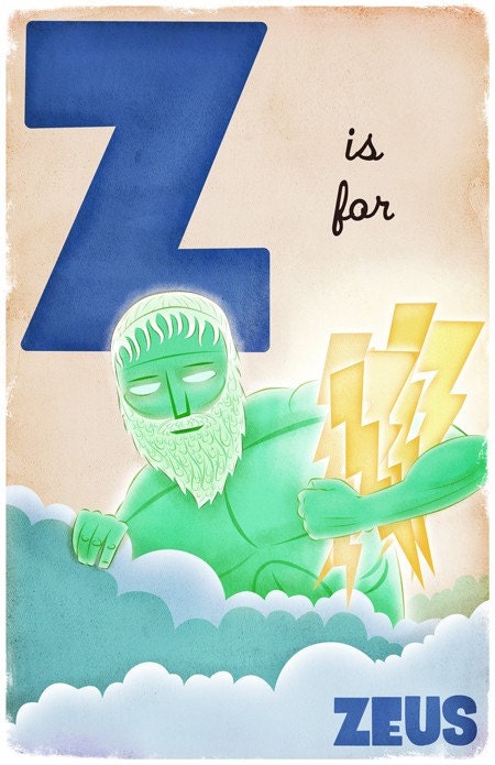 Z is for Zeus - 11x17