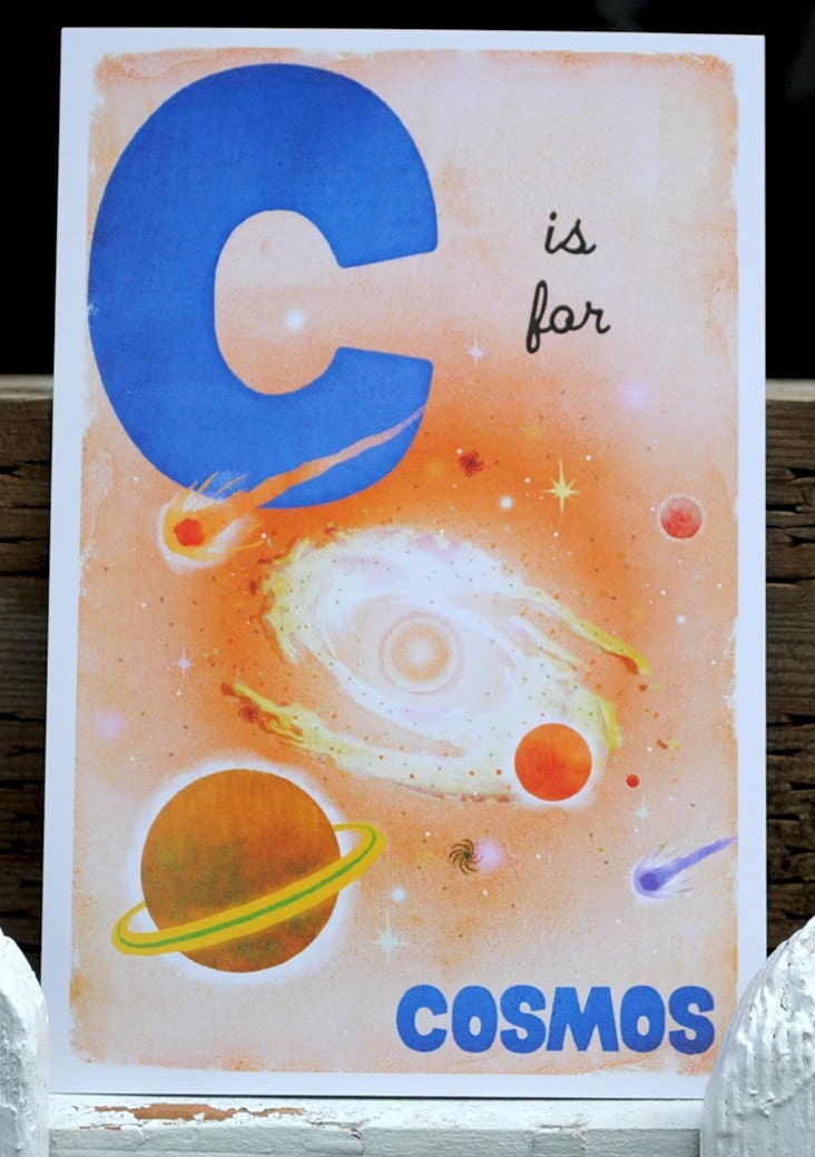 C is for Cosmos, 4x6
