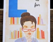 L is for Librarian - 4x6