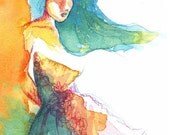 Leggy Watercolor - PRINT
