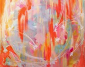 Mermaid's Waterfall - Original Acrylic Painting on Canvas