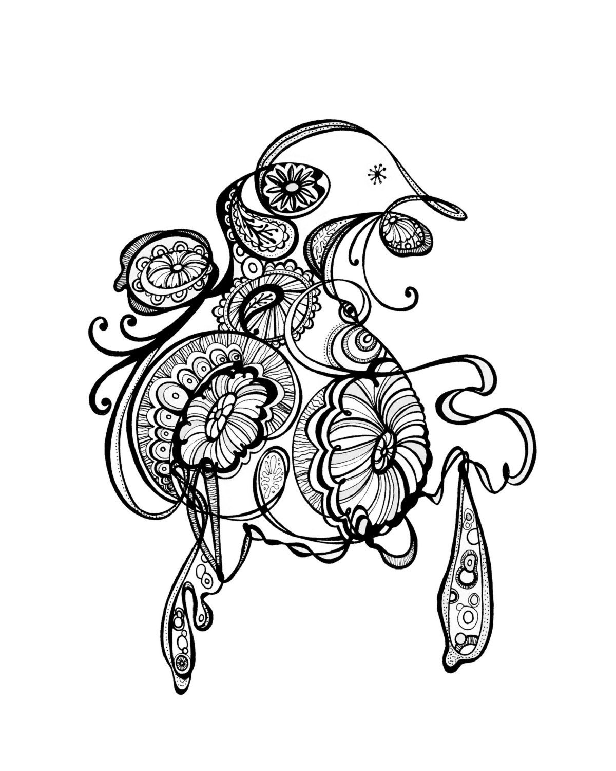 FlowerBird - You-Color-It Collection
