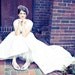 voluminous birdcage veil - ivory and white