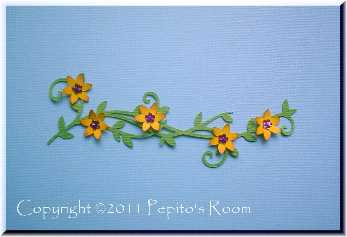 PRA Divine Vine Accent SVG file - Ideal for Scrapbooking, Card making, 3D Projects - PR Il_570xn