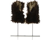 Antique Hair on Hide Driving Gloves