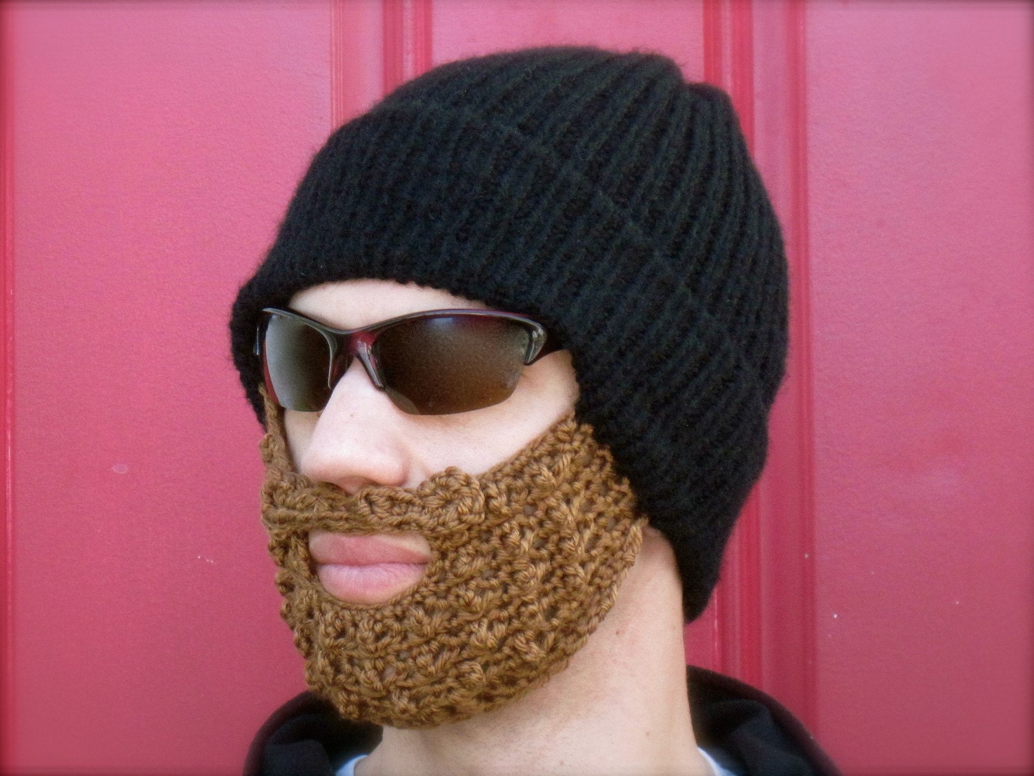 beard hat - basic black S/M
