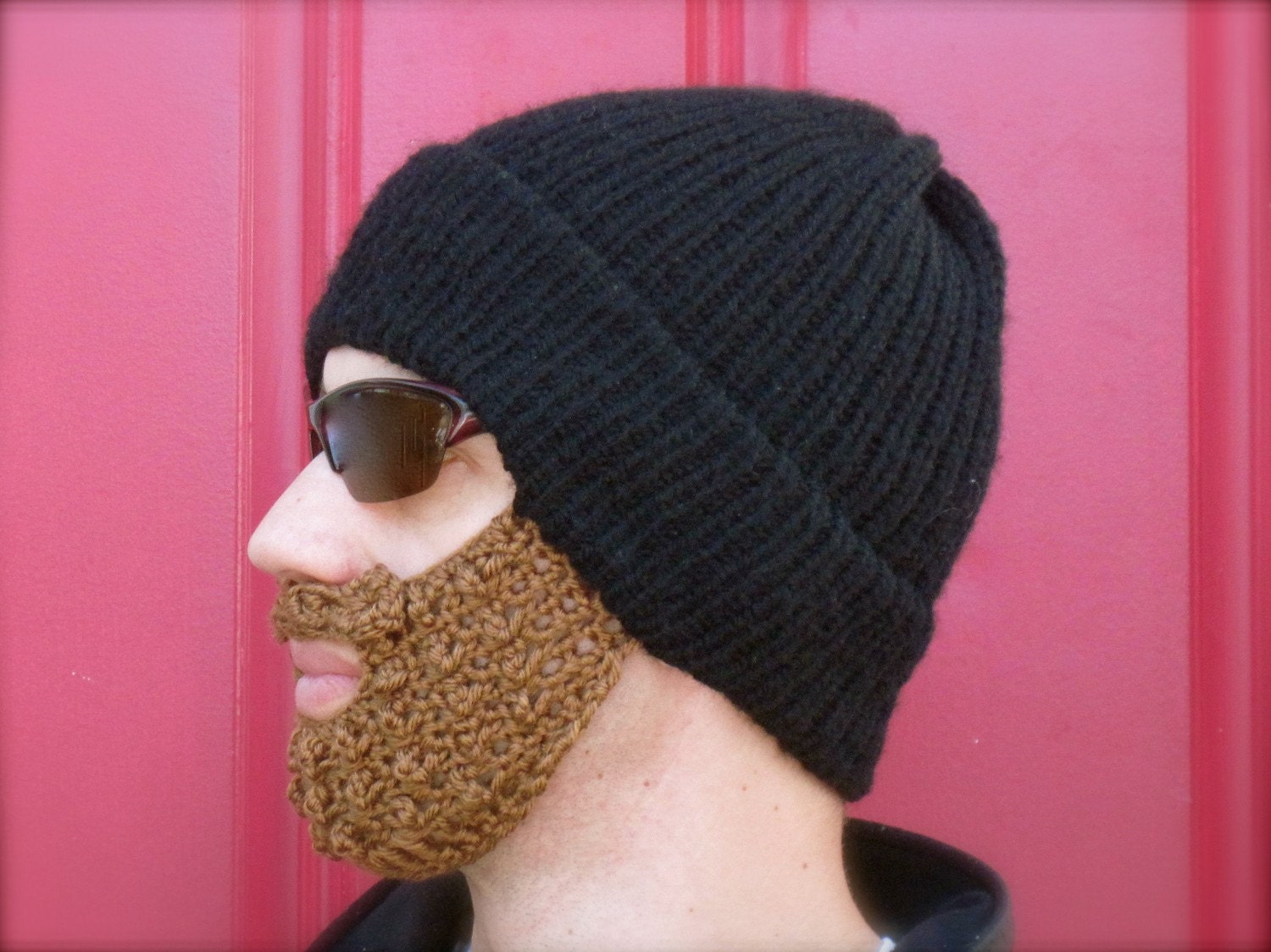 beard hat - basic black S/M