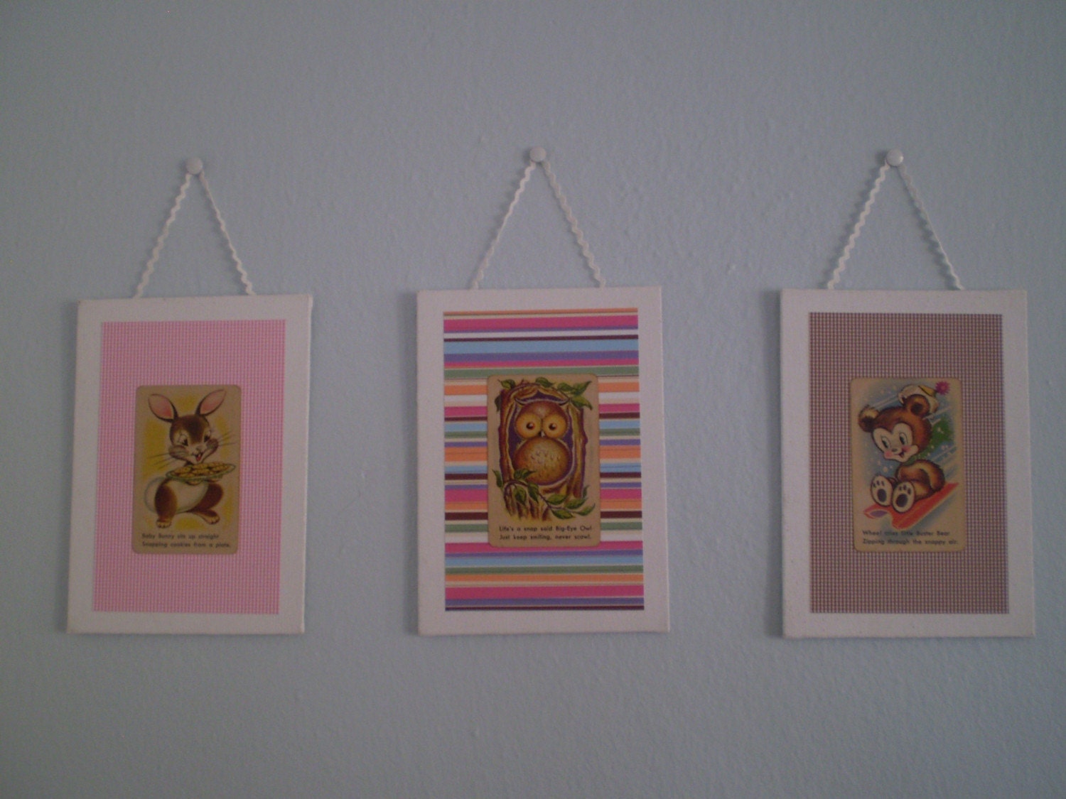 Vintage Playing Card Nursery Art