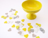 Glitter Heart Confetti for the table