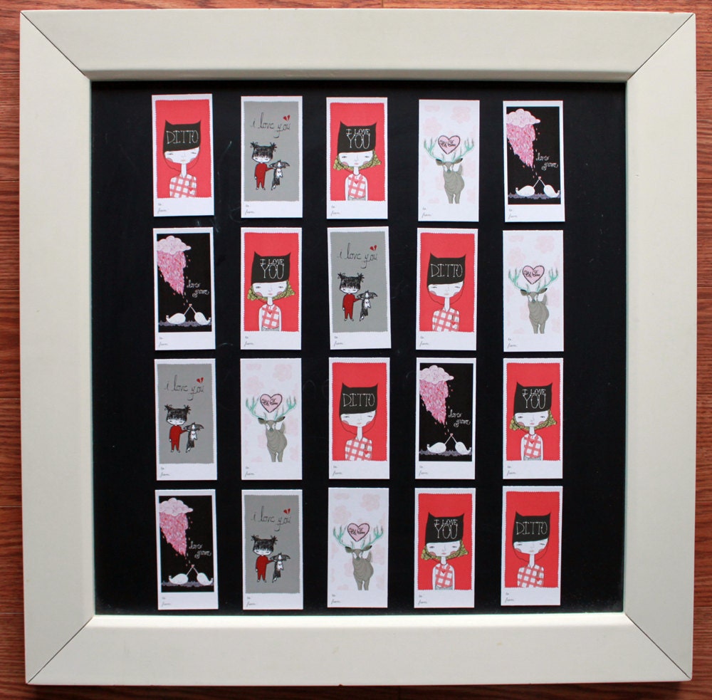 Assorted Mini Love Notes by Gingiber