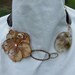 Sand and Shell Flower necklace