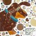 Mosaic Dachshund Dog Wall Art "Tail Chasers"