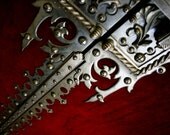 Ready To Ship Photograph Gothic Portuguese Red Metal Door - 4x6
