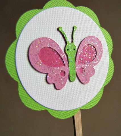 Butterfly Party - Cupcake Topper
