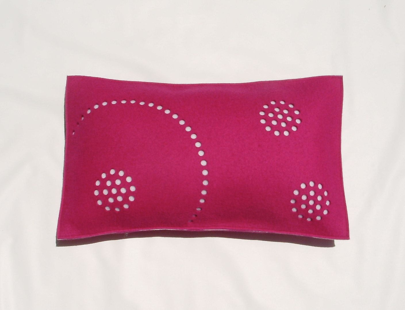 Fuschia Circles Pillow - SALE