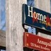 Home is Where the Military Sends Us - Sign With 2 lines of Text