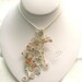 Horse Pendant Sapphire, Zircon, and Sterling Silver