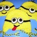 Despicable Me Minion Beanie or Earflap Hat with Ties made to order