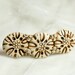 floral faux-ivory barette or hairclip