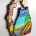 Cyber Monday Etsy - Fridge Magnet - Fat Cat Waterfall Garden Landscape