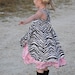 Girls Boutique Dress, Zebra Lover, sizes 6 months to 7/8, by SunLoveShirts