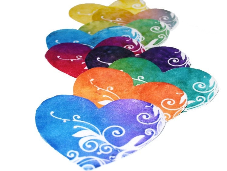 Heart Embellishments Scrapbooking