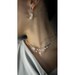 White Cultured Pearl Bridal Earrings in Stainless Steel Wires