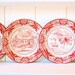 SALE Vintage Christmas Plates from Restoration Hardware