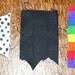 Rag Rug, Handwoven, ALTERNATIVES Pattern w/ Laid-in Design - Black, White, Rainbow (Inv.ID 5-0980)