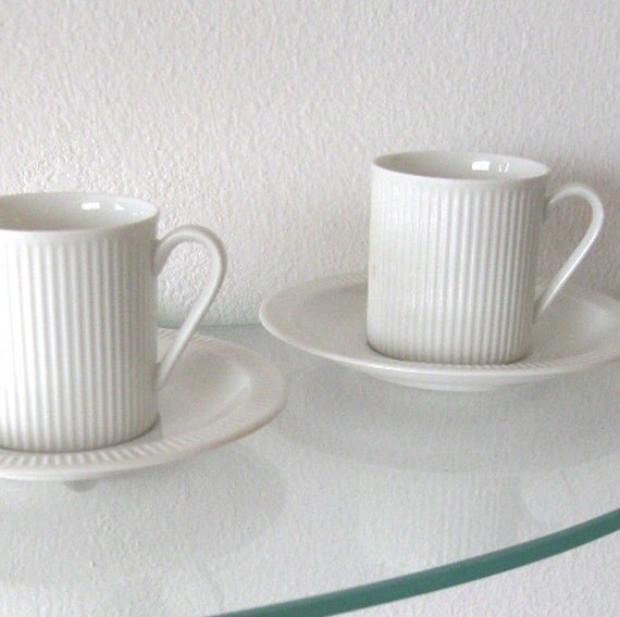 Athena vintage   cups Vintage and China Germany Cups Arzberg Saucers Demitasse White white