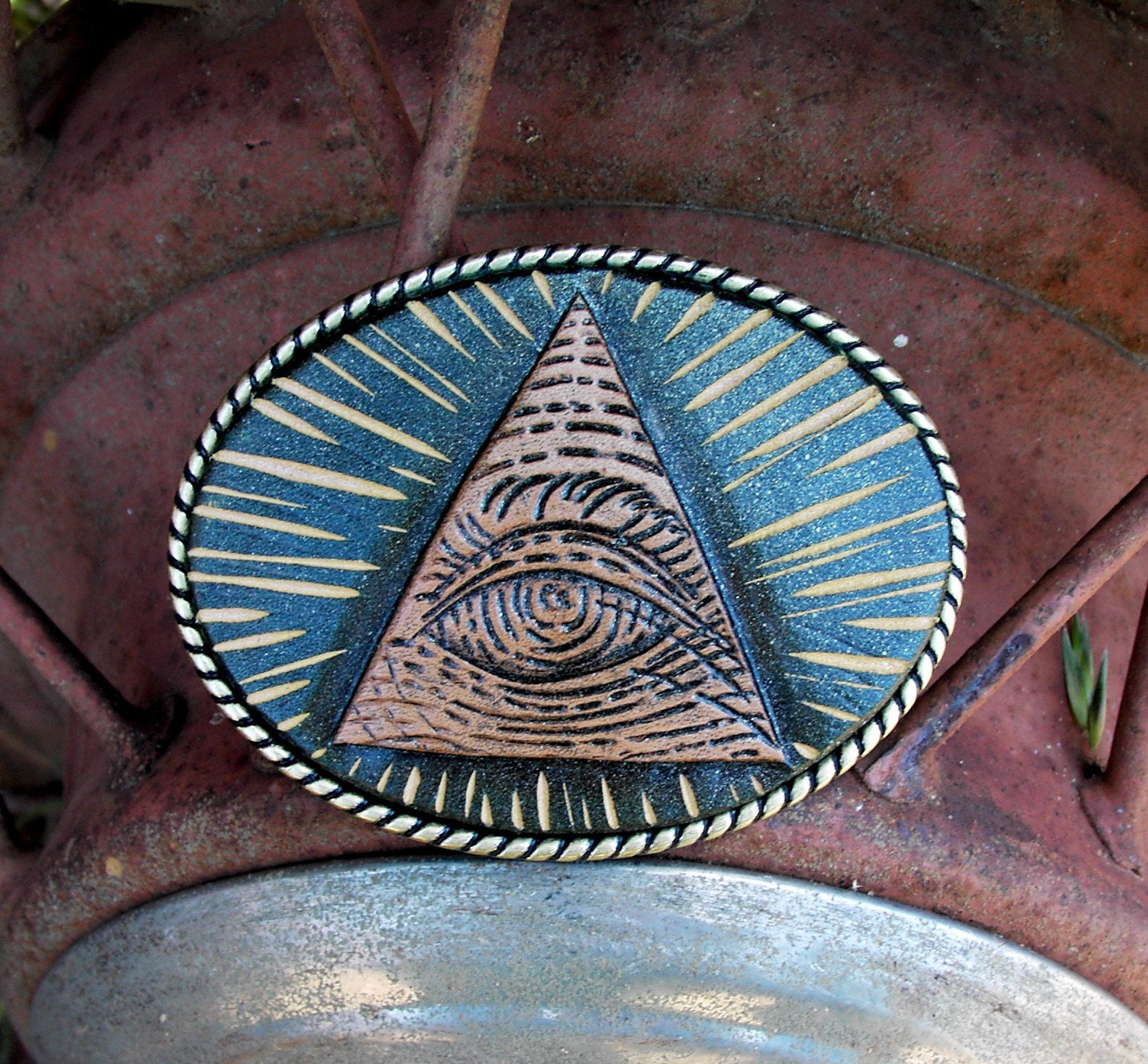 All Seeing Belt Buckle