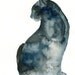 CAT by DIMDI Original watercolor painting 8x10inch