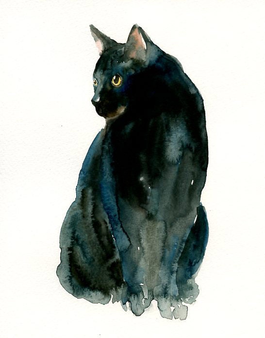 CUSTOM of your PET by DIMDI Original watercolor painting 8X10inchxxxxAll the animals that you wantxxxx