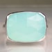 Sea Green Chalcedony Cocktail Ring