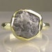 Rough Diamond Ring - 18k and 14k Gold