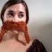 Knitted Ginger Fu Manchu Moustache