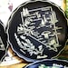 Vintage State Tray, Round Metal, YOUR CHOICE of Hawaiian Islands, Alaska, Oklahoma, Virginia, Nevada, Kansas, Wisconsin, BarWare, Souvenir