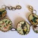 Vintage Tin Bracelet Beautiful Butterflies on Antiqued Brass - OOAK Recycled Creation