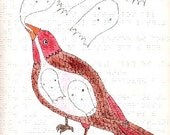 Braille Illustration Bird Full of Ghosts