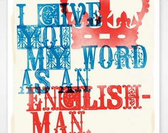 LIMITED EDITION Englishman A3 Jubilee Print