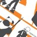 STar Wars Inspired Alphabet (Orange-Dark Grey)