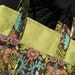 The Victorian Print Workhorse - Nature Motif Bag in Green Pink Turquoise and Brown - Roomy, Sturdy, Elegant - Ready to Ship