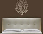Large Stencil Paisley Sari - Reusable stencils for walls - DIY decor
