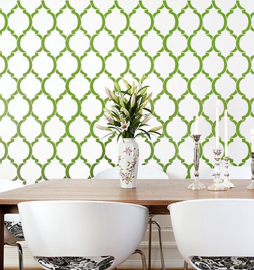 Wall Stencil Moroccan Dream - Reusable stencils instead of wallpaper