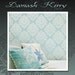 Wall Stencil Damask Kerry LG - Reusable stencils for DIY wall decor