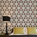 Wall Stencil Kagami Allover LG - reusable stencils instead of wallpaper - diy decor