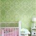Stencil pattern Simple Rhyme - Reusable stencils for DIY nursery kids room decor