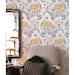 Julia Allover Stencil Pattern - Reusable stencils just like wallpaper