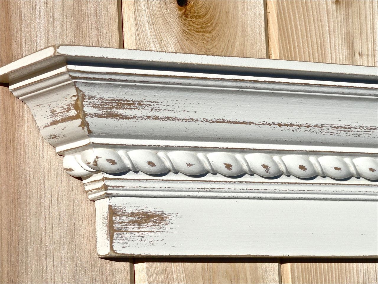 MANTEL SHELF....Custom Made, Wood Vintage Inspired Shelf, Shabby Chic Decor,  Houseware Home Decor