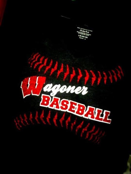 baseball custom t shirt glitter vinyl